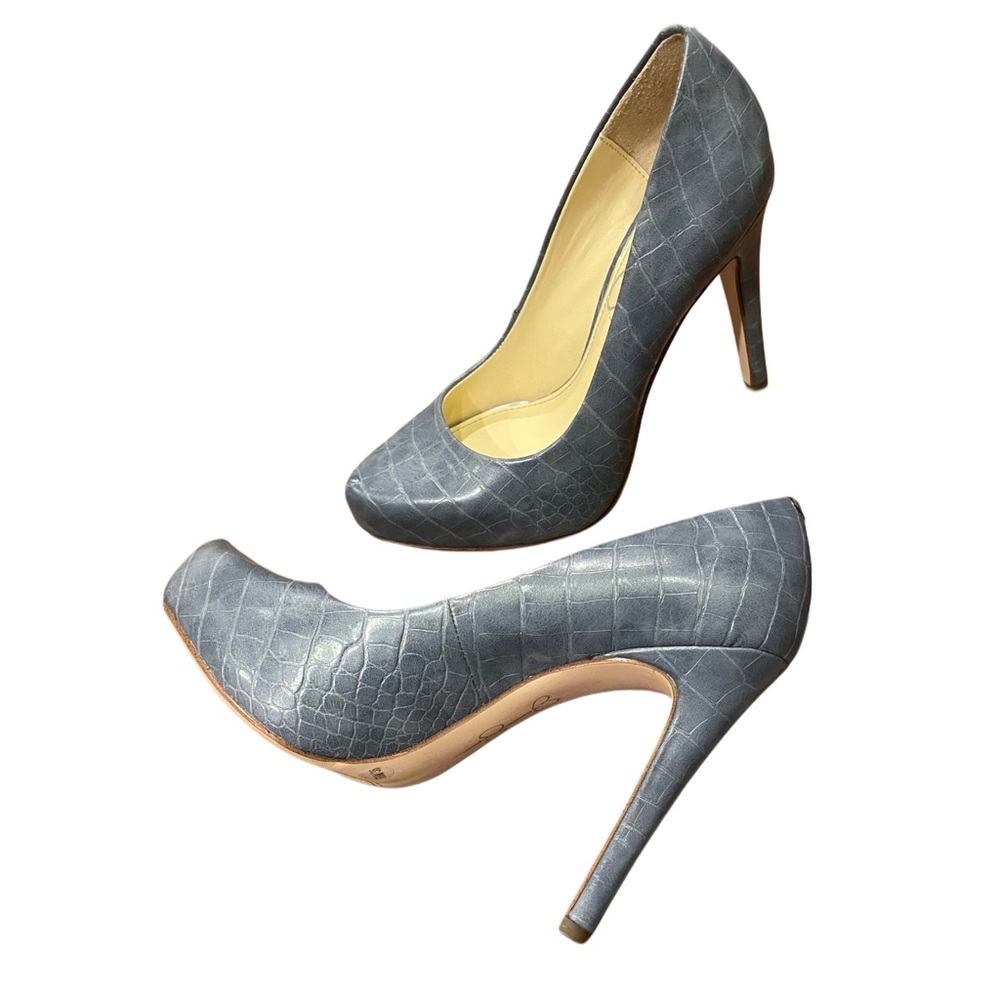 JESSICA SIMPSON Elegant Blue Heels - Picture 9 of 16